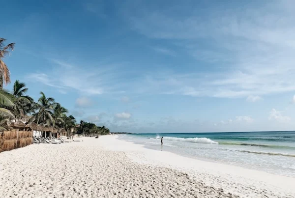 Tulum, Quintana Roo, Mexico White Sand Beach